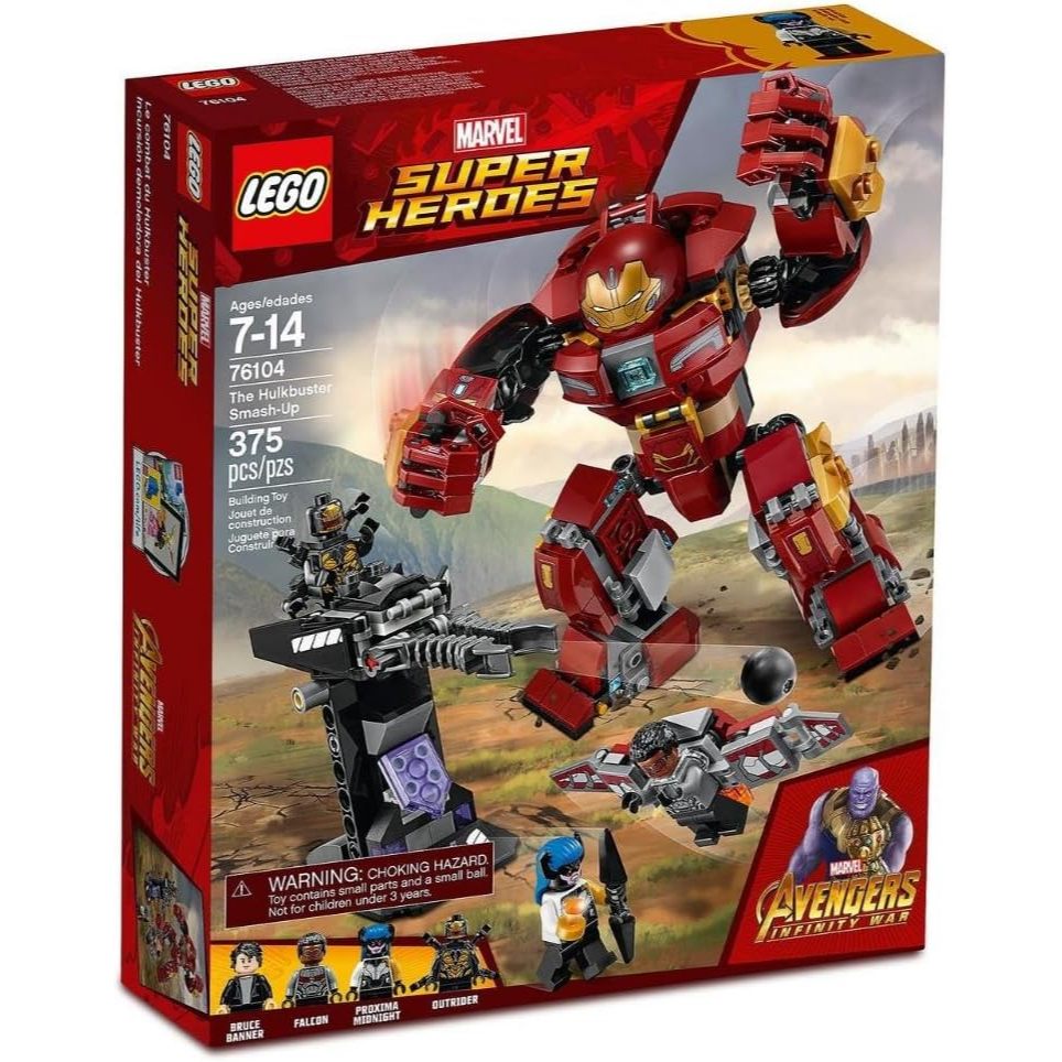 Infinity War The Hulkbuster Smash-Up 76104 Building Kit features Proxima Midnight