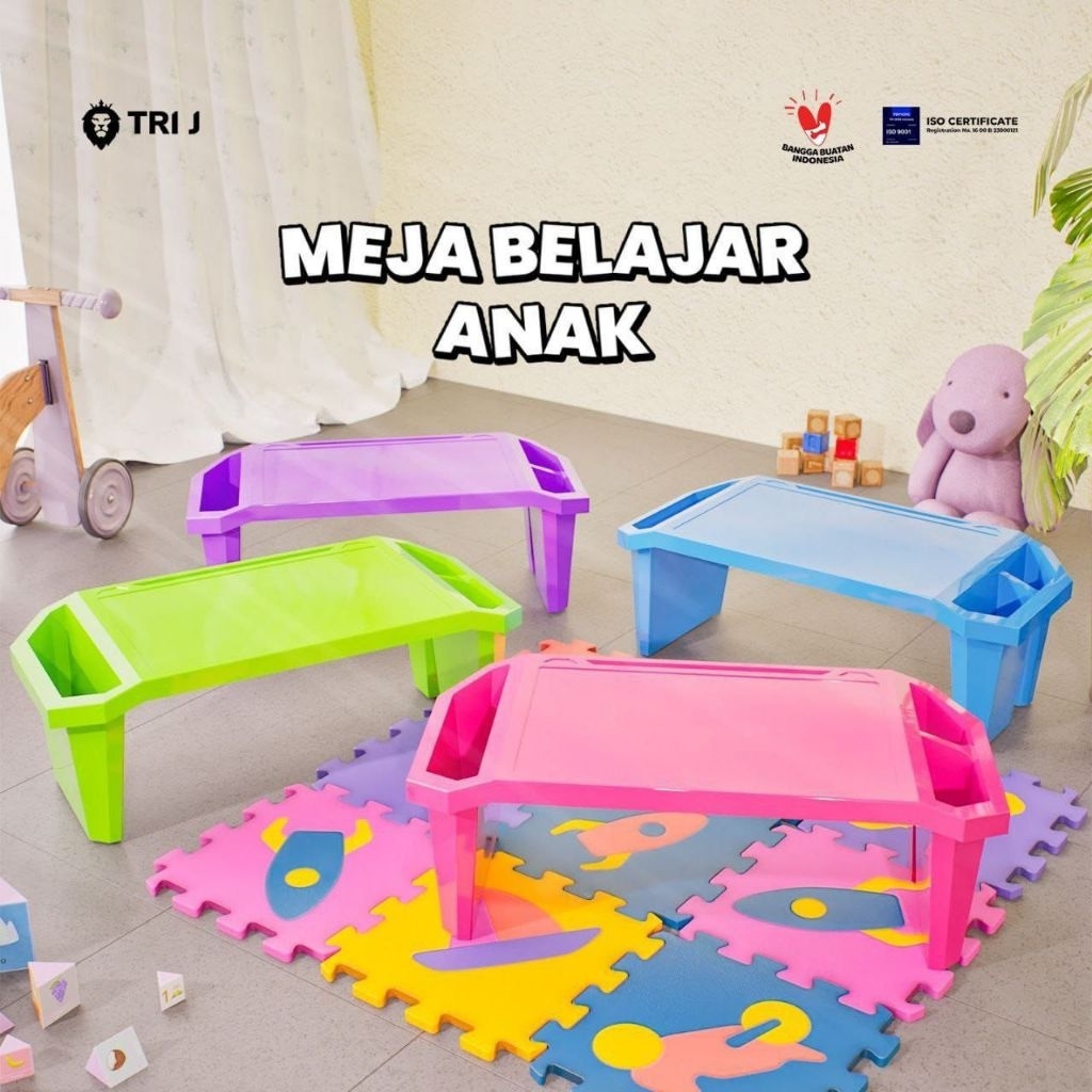 Meja Belajar Plastik Tri J  meja belajar anak|MEJA BELAJAR PLASTIK POLOS