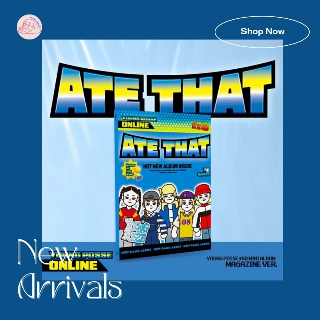 [PO] YOUNG POSSE 3rd EP Album [ATE THAT] (Magazine Ver.)