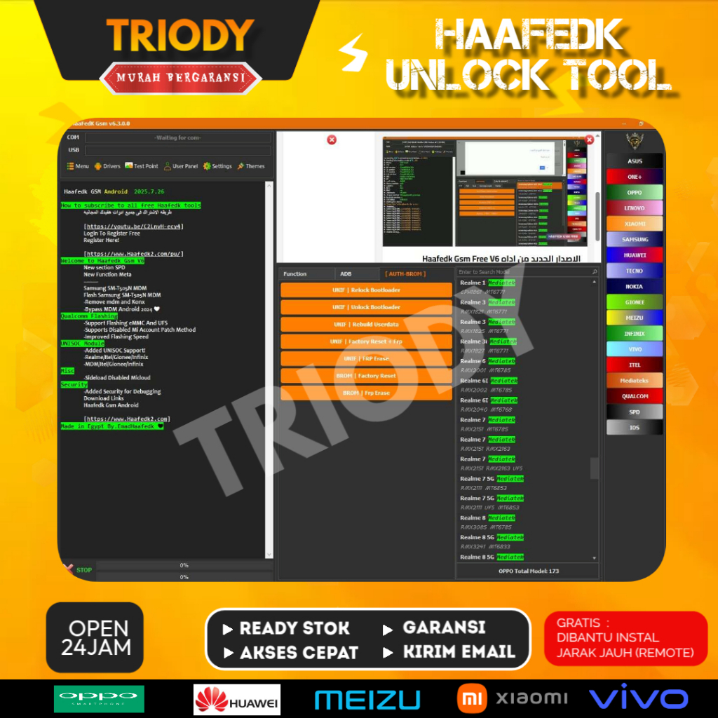HAAFEDK UNLOCK TOOL NEW 2025 ONLINE PERMANEN AKTIF SELAMANYA BERGARANSI