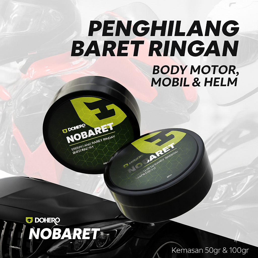 Dohero Nobaret - Compound Penghilang Baret Body Motor Mobil