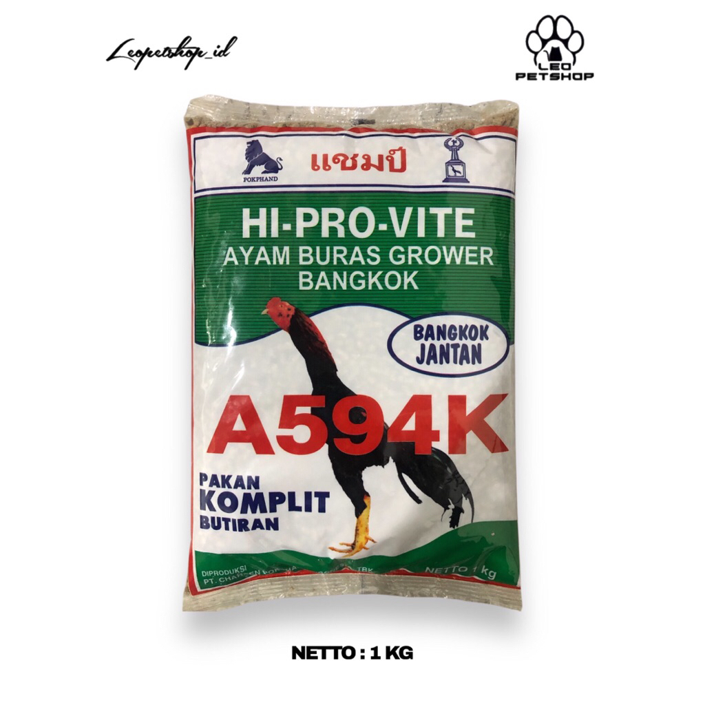 PAKAN AYAM A594K PUR AYAM BANGKOK 594K HI PRO VITE A594K PUR AYAM 594