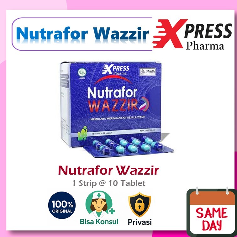 XPRESS  Nutrafor Wazzir / Nutrafor Wasir / Obat Ambeyen Ambeven
