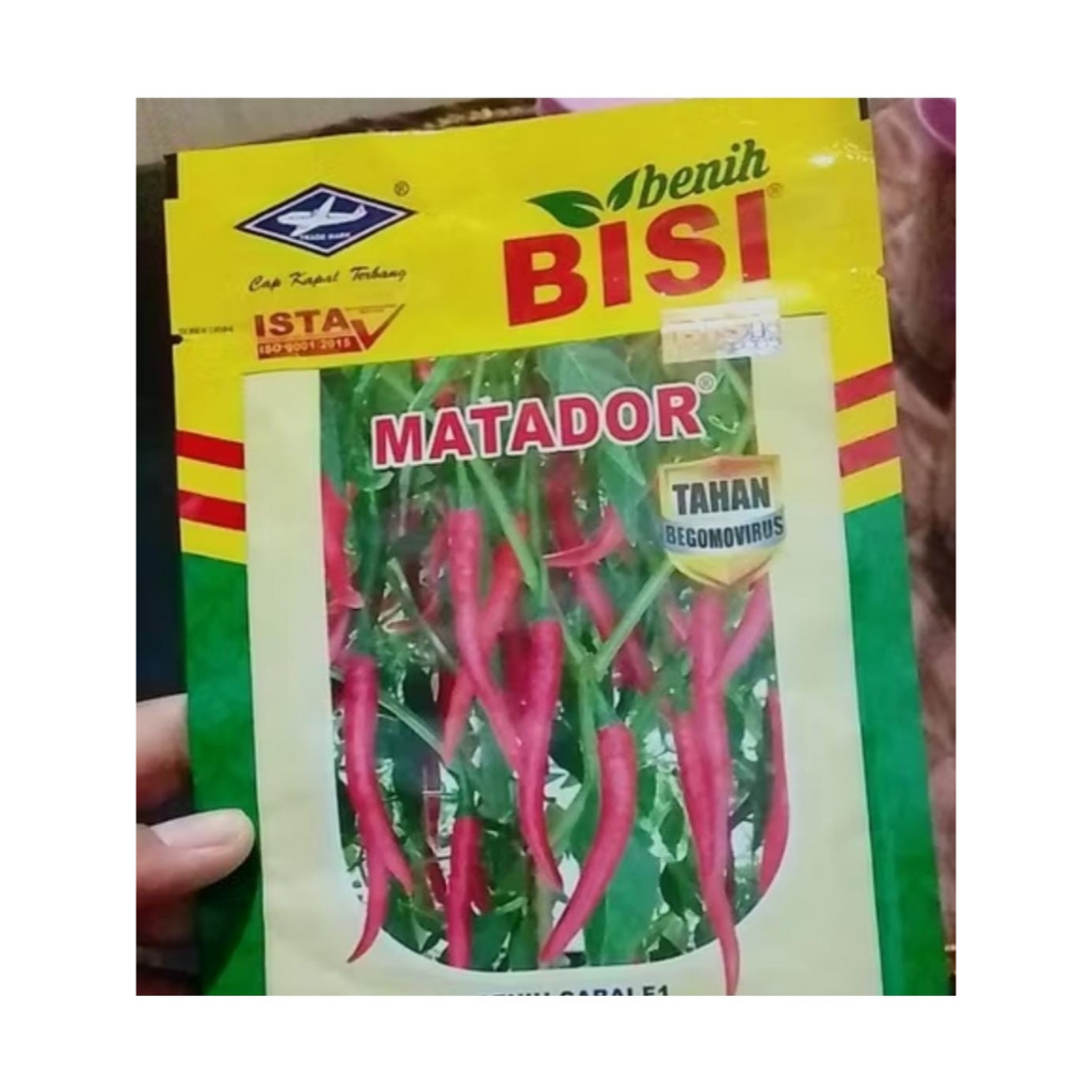 Benih/bibit cabe besar merah MATADOR F1 isi 10 gr /Benih Cabe Besar Matador F1 Hibrida Tahan Virus 1