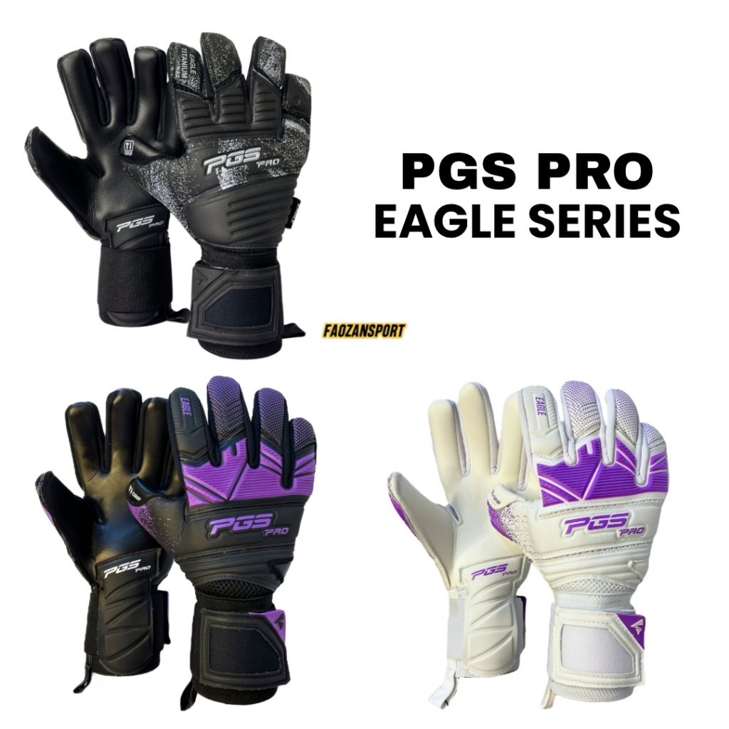 pgs pro eagle series sarung tangan kiper sepakbola gloves pgs titanium glove Keeper pgs pro