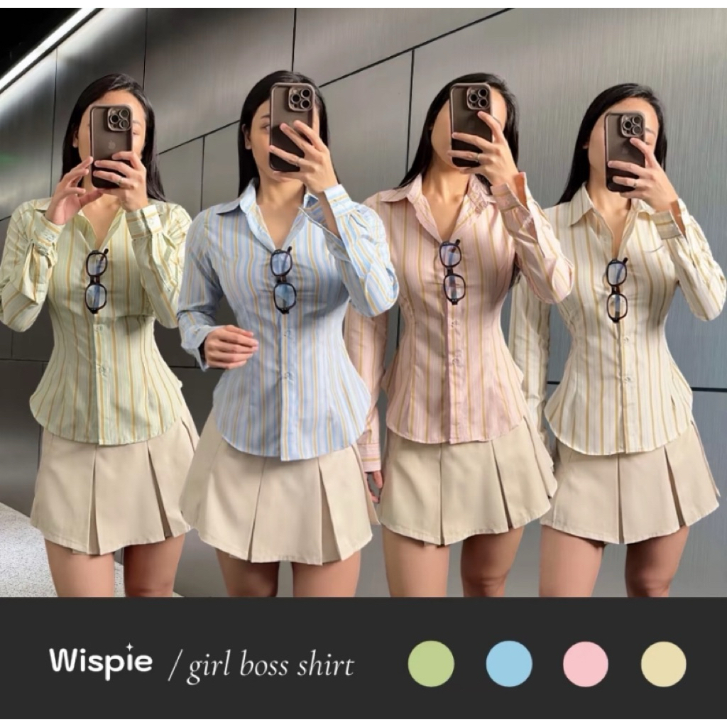 Wispie Girl Boss Fitted Shirt