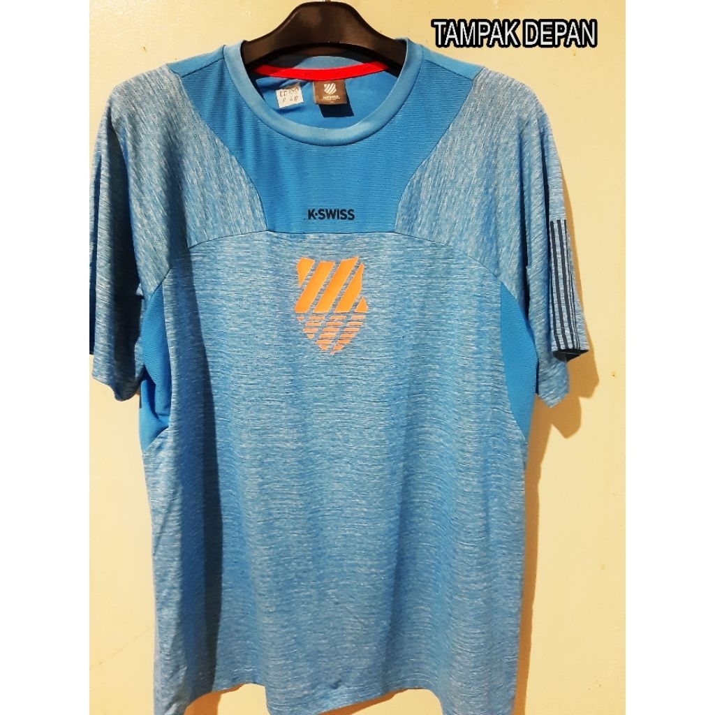 t-shirt kaos jersey K-swiss Freeloved/bekas/thrift/second/seken