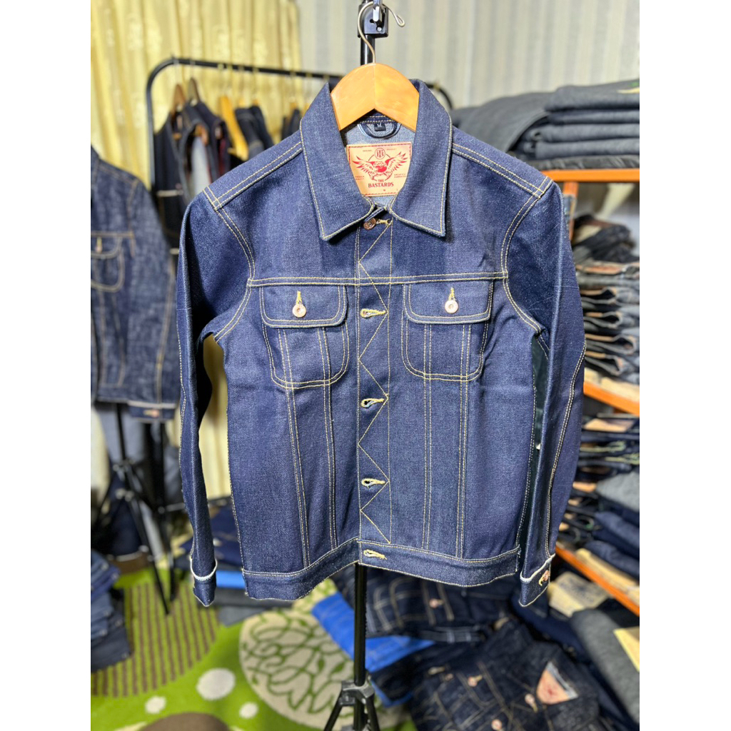 denim jaket selvedge 19oz tipe lll blueline dan redlin