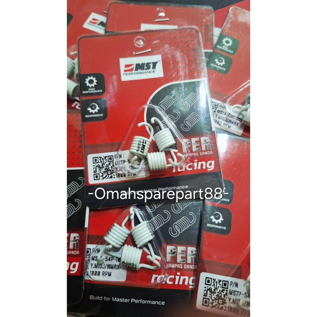 per kampas ganda racing 1000rpm ymh nmax mio j kode 54p mst