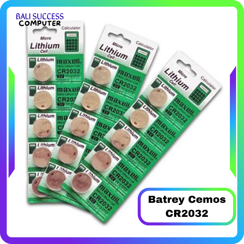 Battery CMOS / Batre CMOS / Baterai CMOS Maxell CR2032