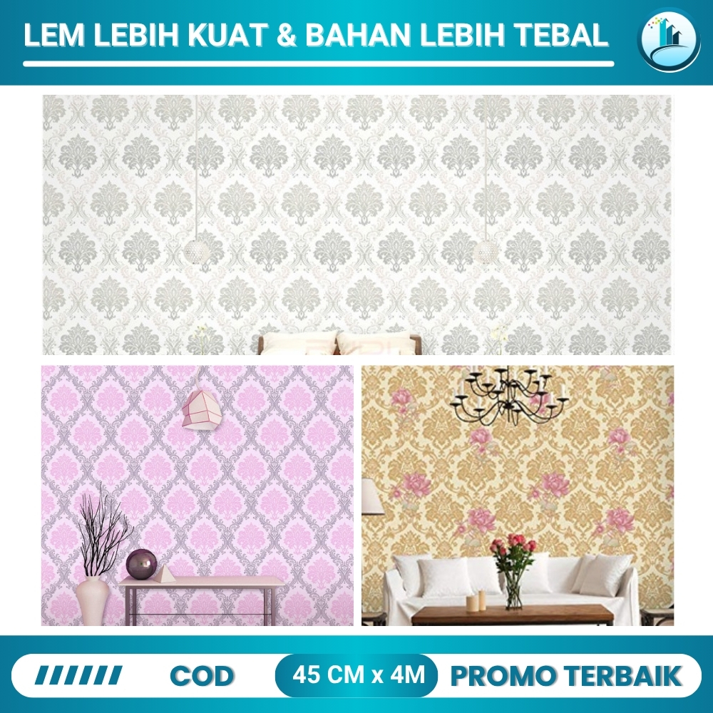 PROMO TERBAIK - Wallpaper Dinding Kamar Wallpaper Dinding Ruang Tamu Wallpaper Dinding Batik