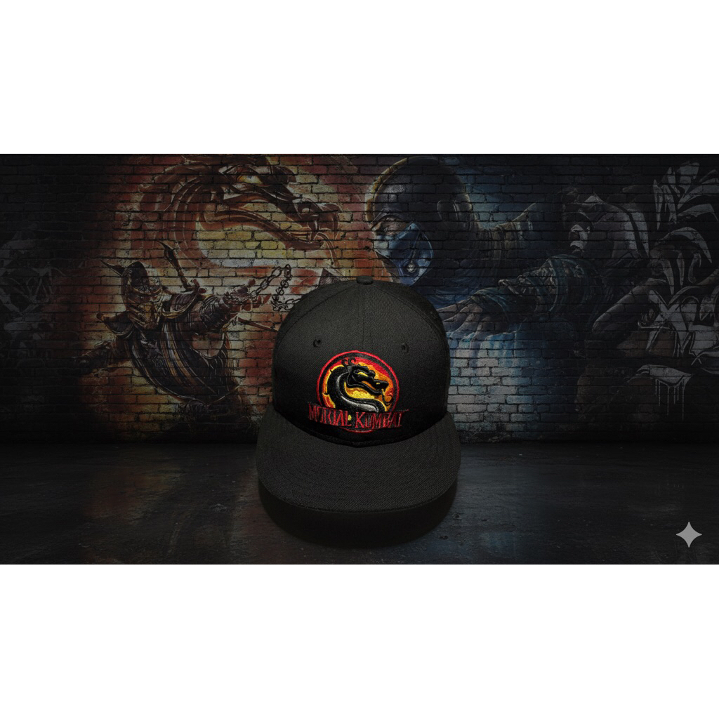 Topi New Era x Mortal Kombat Topi Topi New Era 59fifty Topi baseball Topi new era Mortal Kombat