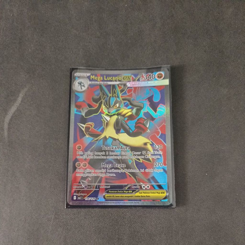 Kartu Pokemon Indonesia - Mega Lucario EX SR