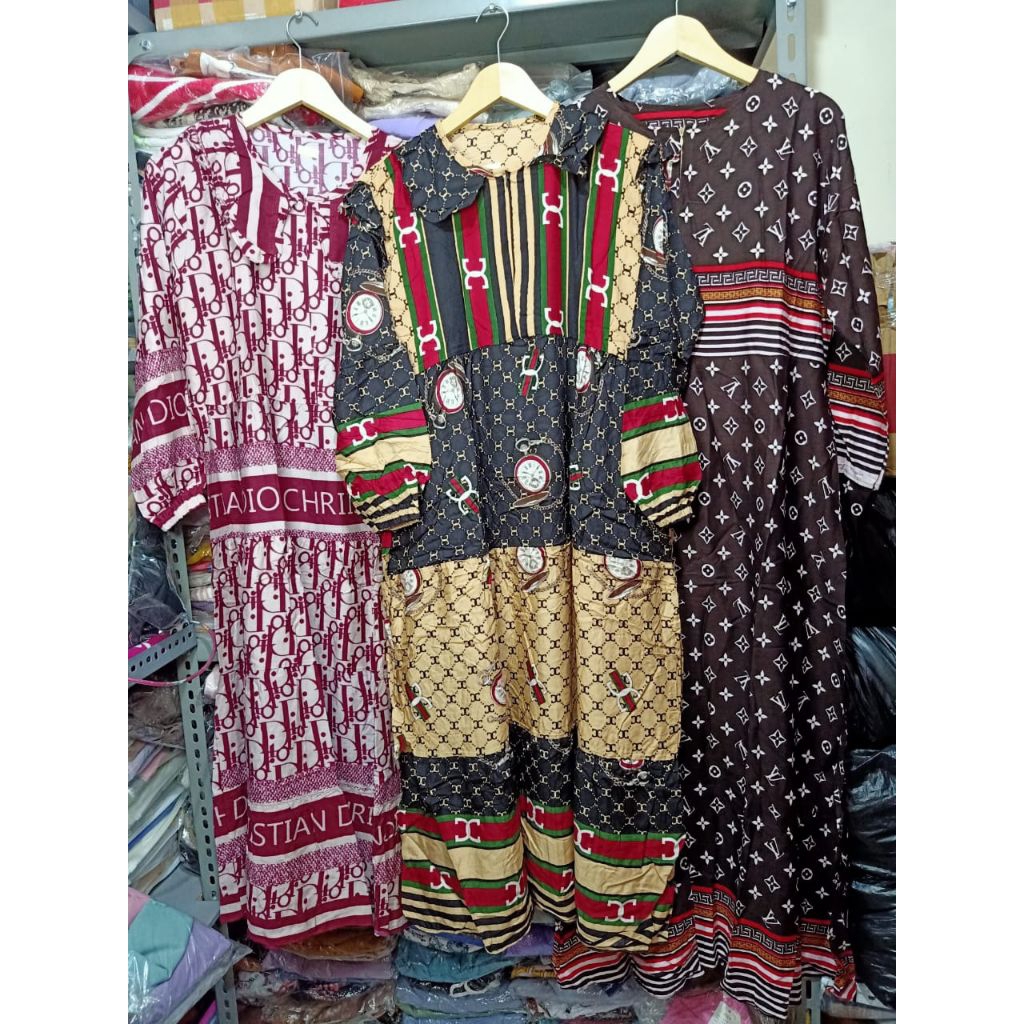 midi dress rayon twill adem