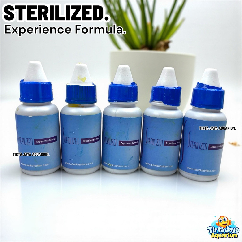 STERILIZED 30ml obat ikan Sterilized experience formula obat ikan Koi Cupang Arwana Obat Jamur Bakte