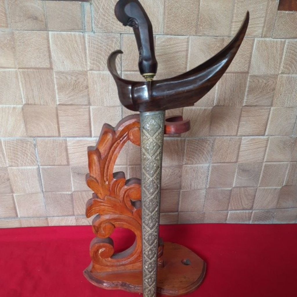 Keris Kyai Carubuk Pamengkang Jagat Luk 7,Sepuh,Pamor Junjung Drajat