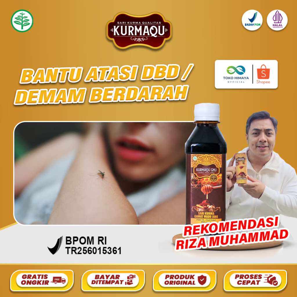 KURMAQU GMJ Obat DBD Demam Berdarah Penambah Trombosit Anak dan Dewasa Herbal Menaikkan Trombosit