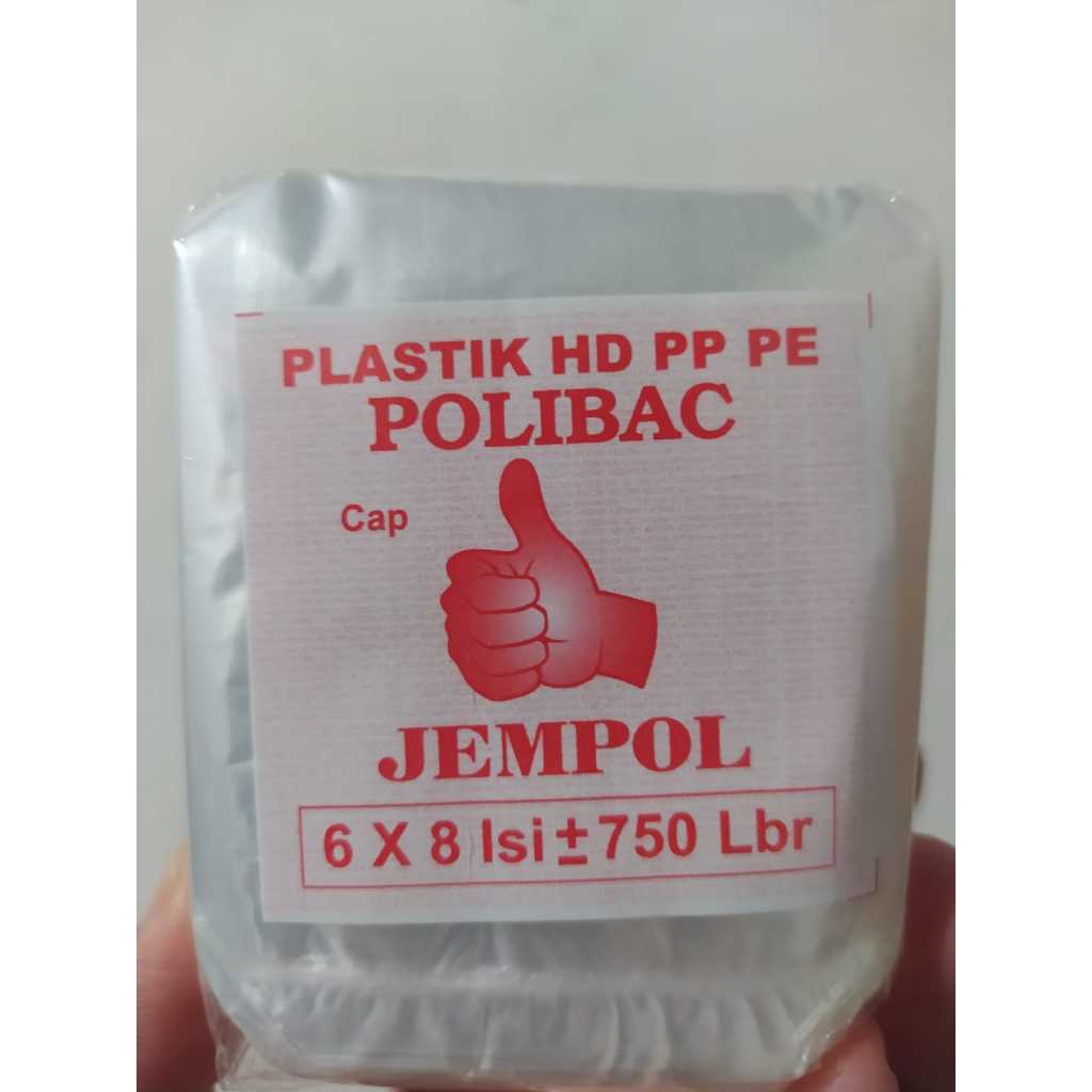 Polybag Semai Cap Jempol 6x8 isi 750 Lembar Plastik Polibag semai Tanaman Cabe