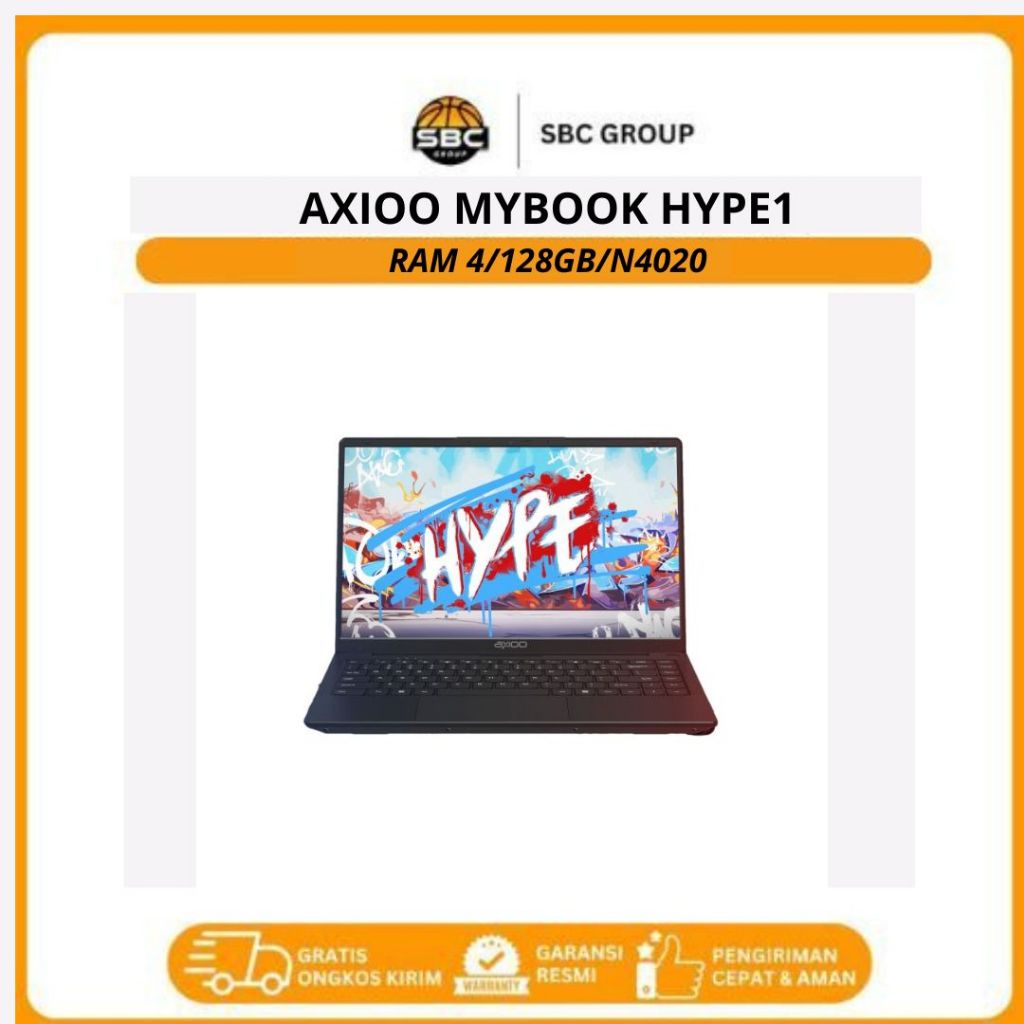 Axioo Mybook HYPEE1-N4020/RAM 4/128GB