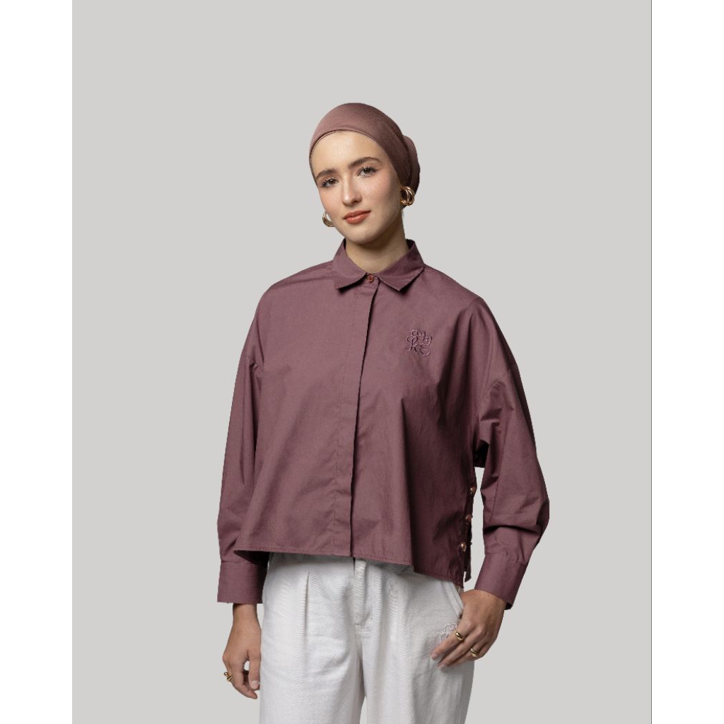 KAMIIDEA || GALE CROPPED OVERSIZED TOP