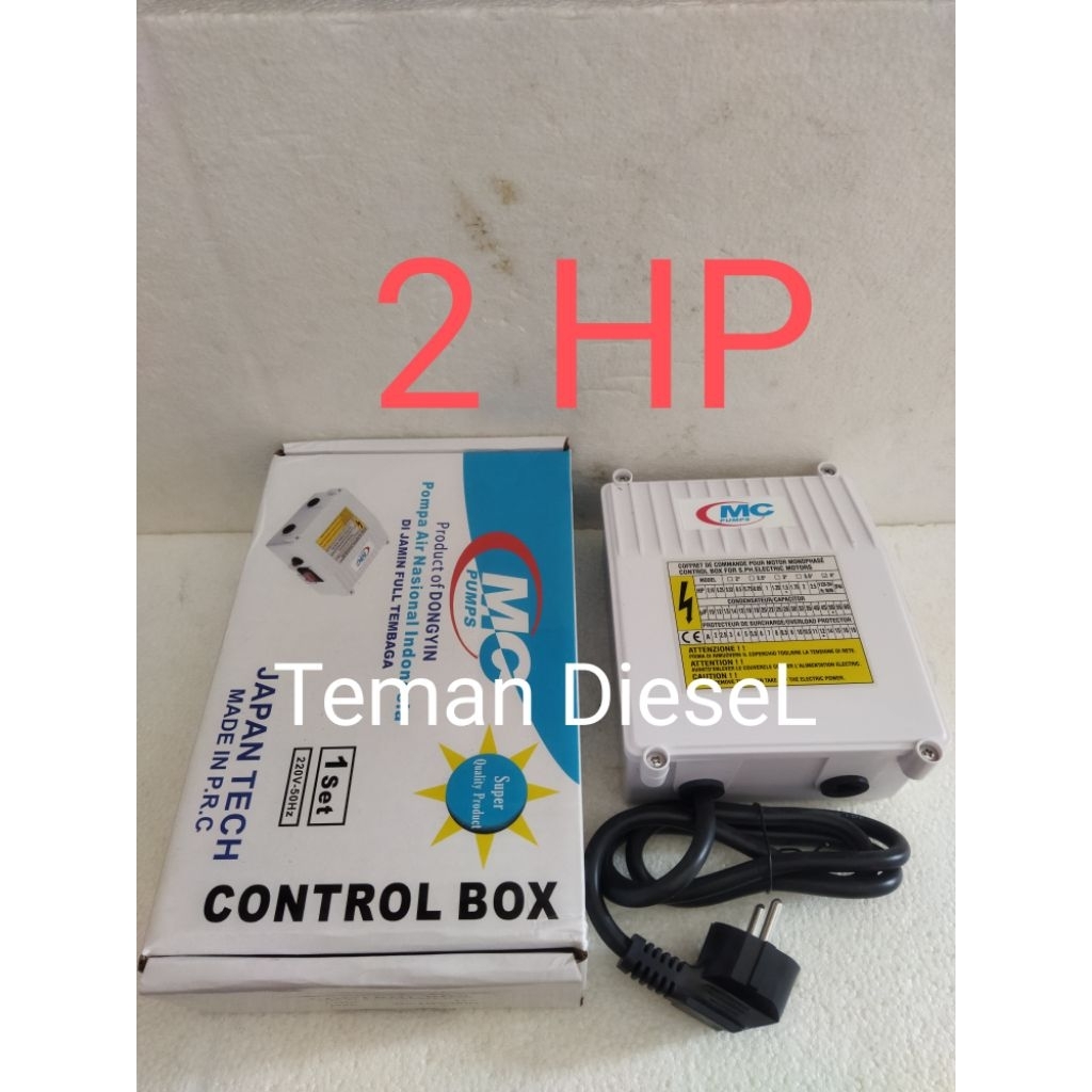 Control BOX Pompa Submersible 2HP/2Pk MC Pump Nasional
