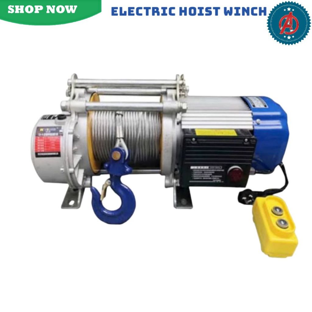 Electric Hoist Winch 1000kg x 30mtr / 60mtr 220Volt Nagasaki Pro Japan Technology - 1000kg x 30/60mt