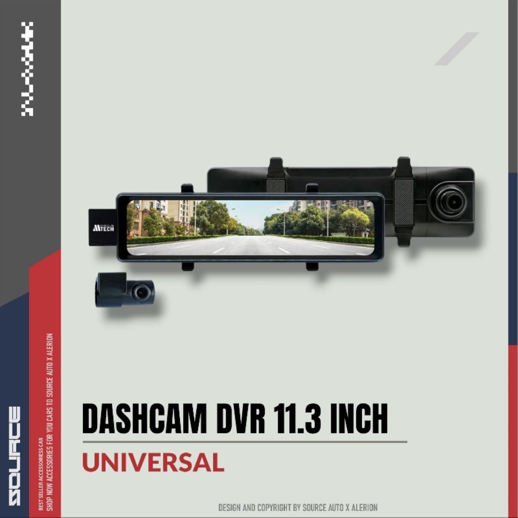 DASHCAM DRV MTECH 8803 11.3 - KAMERA DASHCAM MOBIL UNIVERSAL