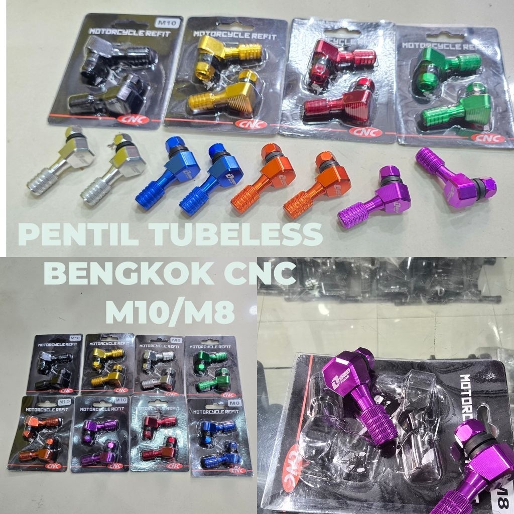 Pentil Tubles Velg Racing Ktc Vnd V Rossi Delkevic Rcb M8 M10