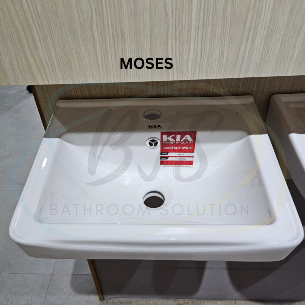 KIA MOSES wastafel gantung kotak / wastafel gantung tembok / wastafel gantung / wastafel tembok kota