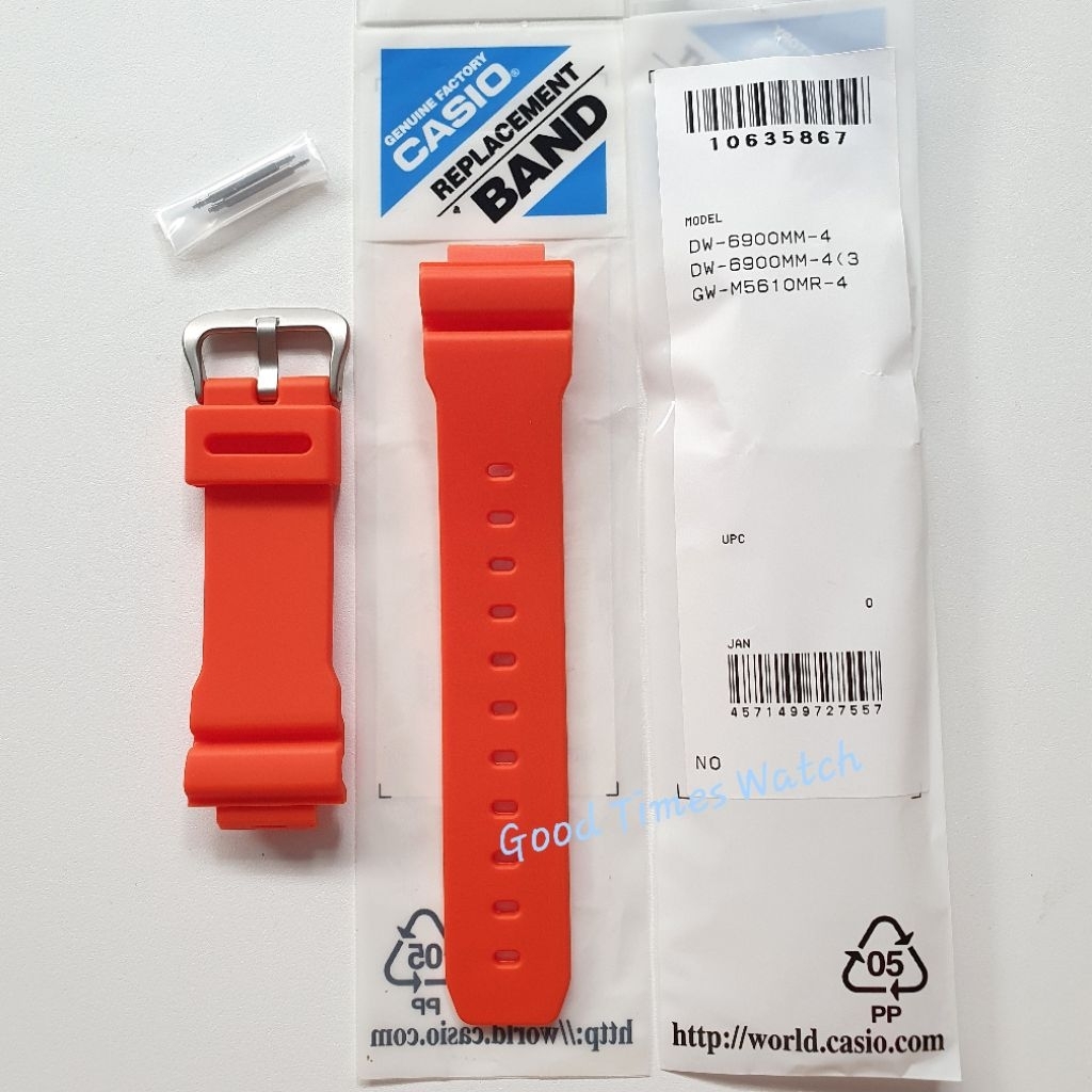 STRAP G-SHOCK DW-6900MM-4 GW-M5610MR DW 6900MM GW M5610 DW 6900 Casio Original
