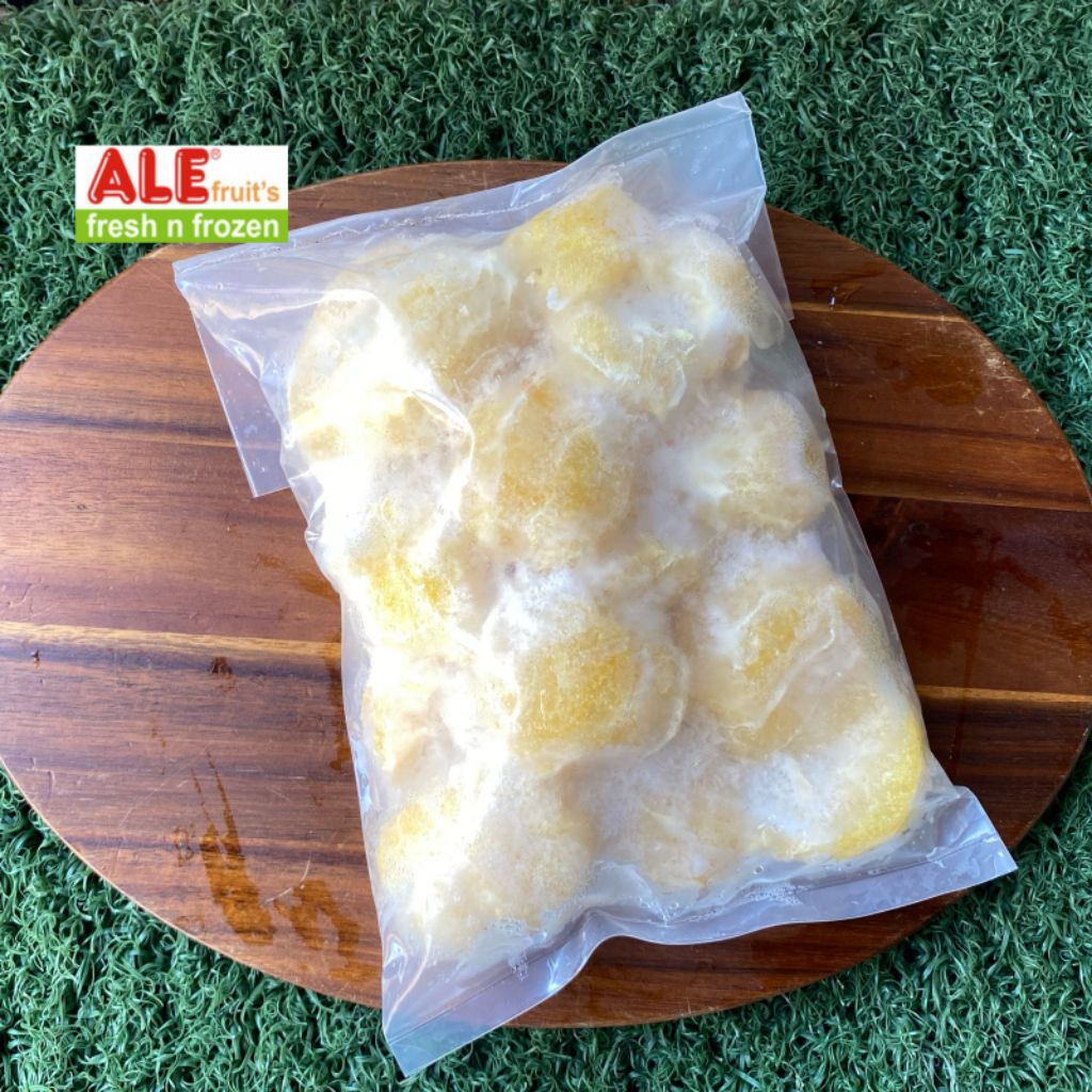 Buah lemon beku,lemon beku kupas 500 gr, lemon, buah lemon