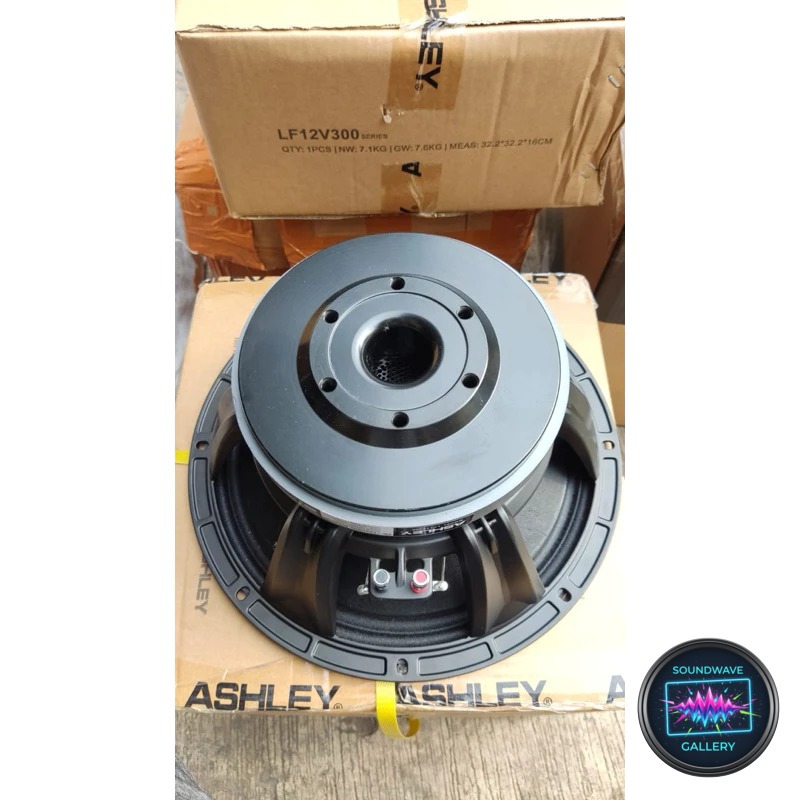 Speaker Ashley LF12V300 Mid Low Woofer 12 Inch Voice Coil 3 Inch 1000 Watt Max Original | ASHLEY LF1