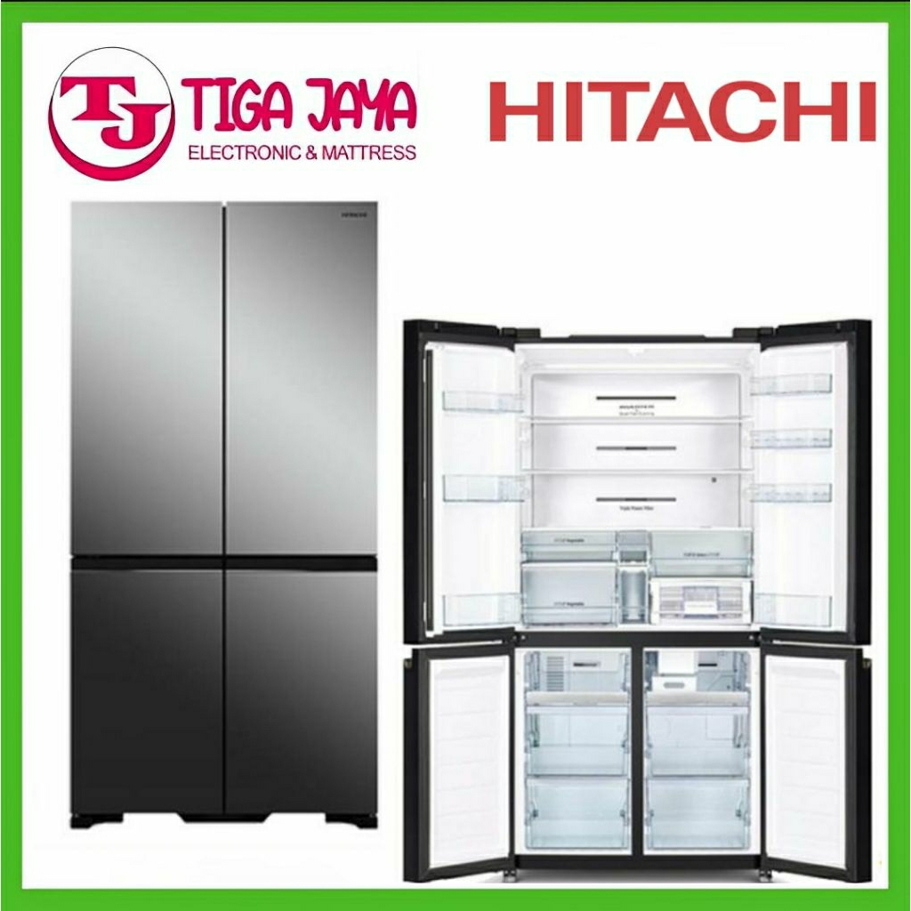HITACHI RWB70VGD3XMIR KULKAS MULTIDOOR REFRIGERATOR RWB70VGD