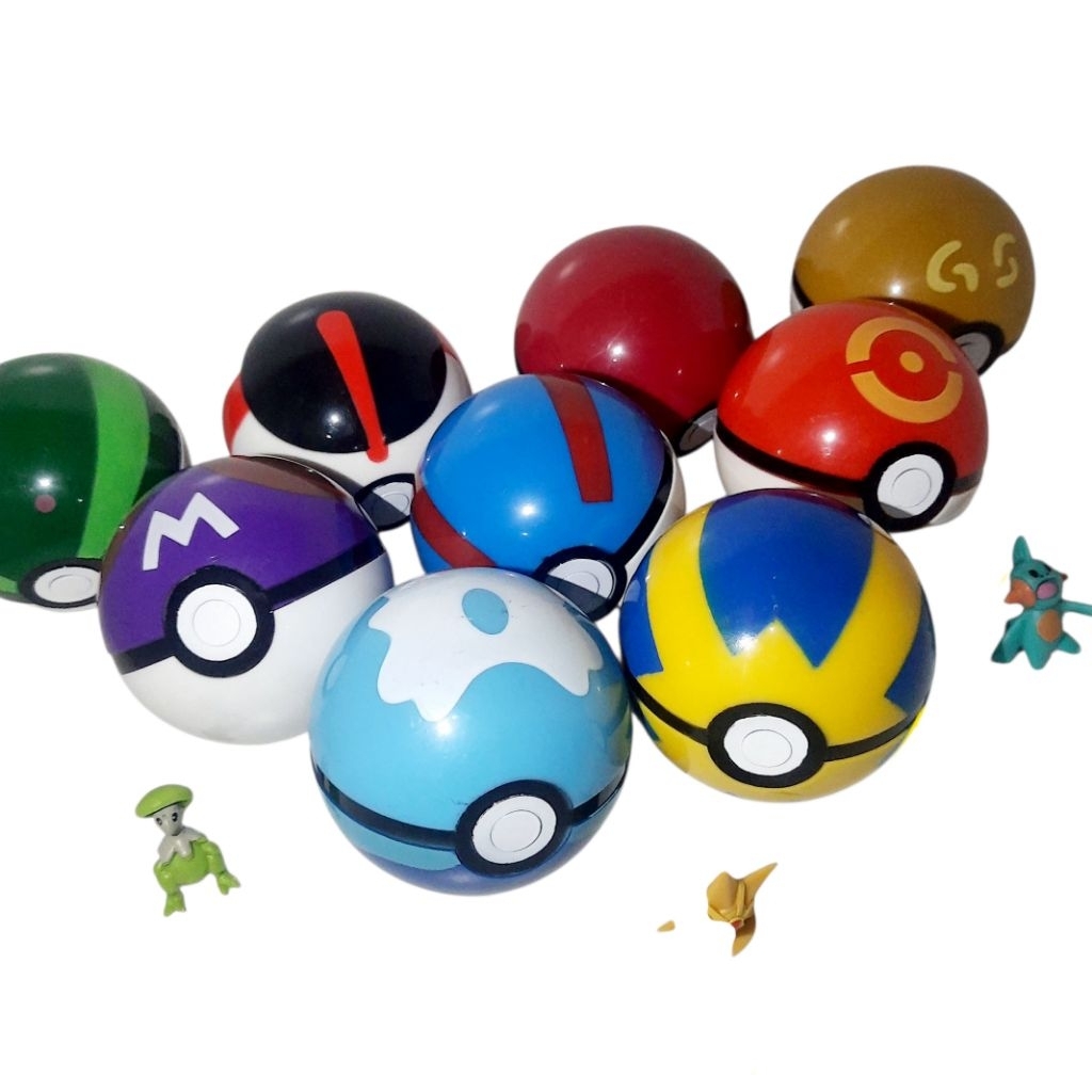 Mainan anak bola pokemon GO surprise pokeball jumbo karakter bola kejutan