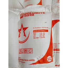 Pupuk Kapur Dolomite Oren DL100 Mesh80 netto 50kg