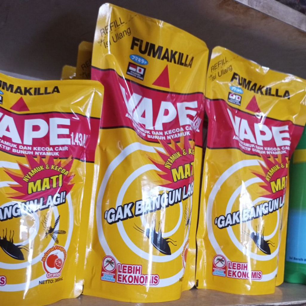 Obat Nyamuk Cair Fumakilla Refill 720ml Anti Nyamuk Dan Kecoa Semprot