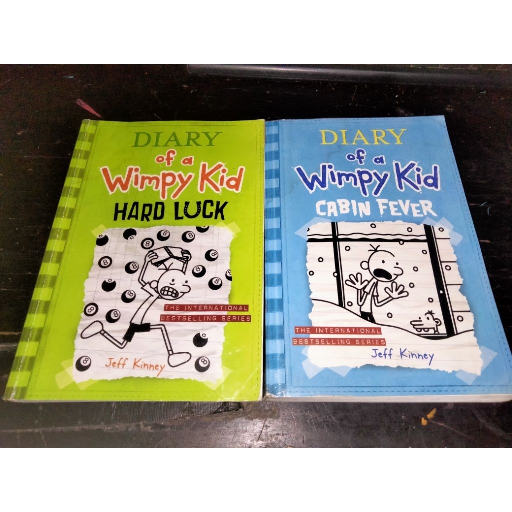 Diary Of Wimpy Kid Cabin Fever And Hard Luck Preloved (2pcs)