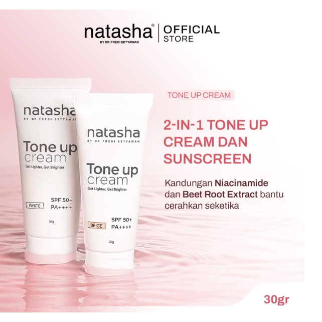 NATASHA SKINCARE TONE UP CREAM with SPF 50+ PA++++