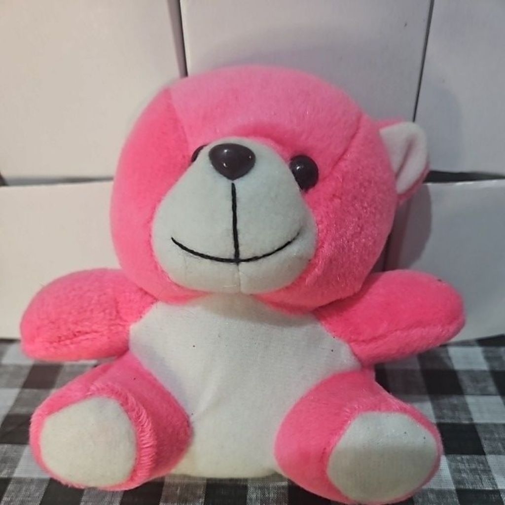 BONEKA MINI BEAR/BERUANG PINK