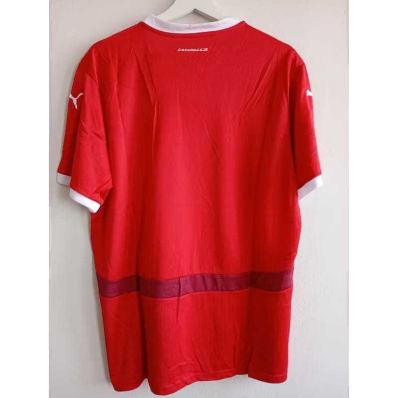 ( BISA COD ) JERSEY BAJU BOLA PRIA AUSTRIA HOME EURO 2024 2025 GRADE ORI - IMPORT