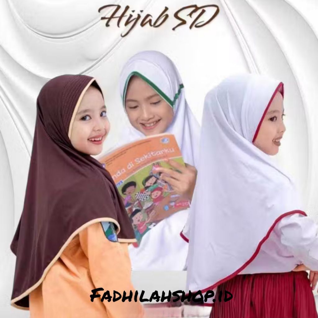 Kerudung Anak Sekolah SD/Jilbab Anak Sekolah SD/Hijab Sekolah SD