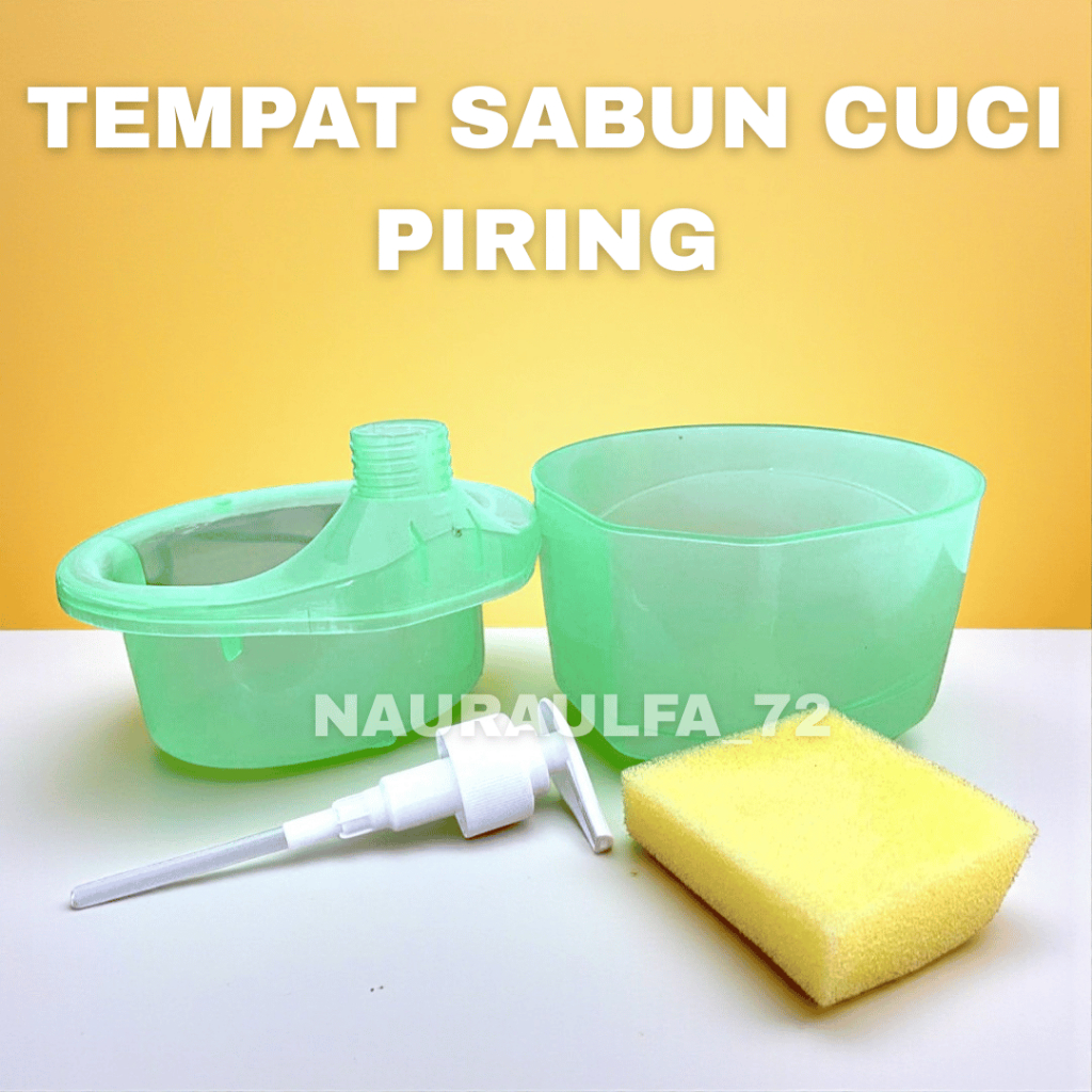 WADAH SUNLIGHT SOAP / TEMPAT SABUN CUCI PIRING 1000ML – WADAH BULAT / TUMPAT  SABUN PUMP
