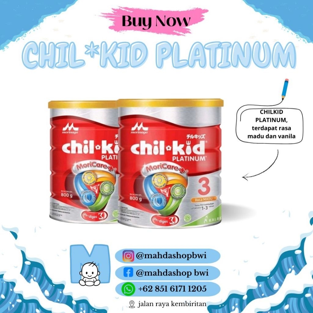 CHILKID PLATINUM / Chilkid Platinum susu anak / susu batita / chilkid platinum 800gram / chilkid kal