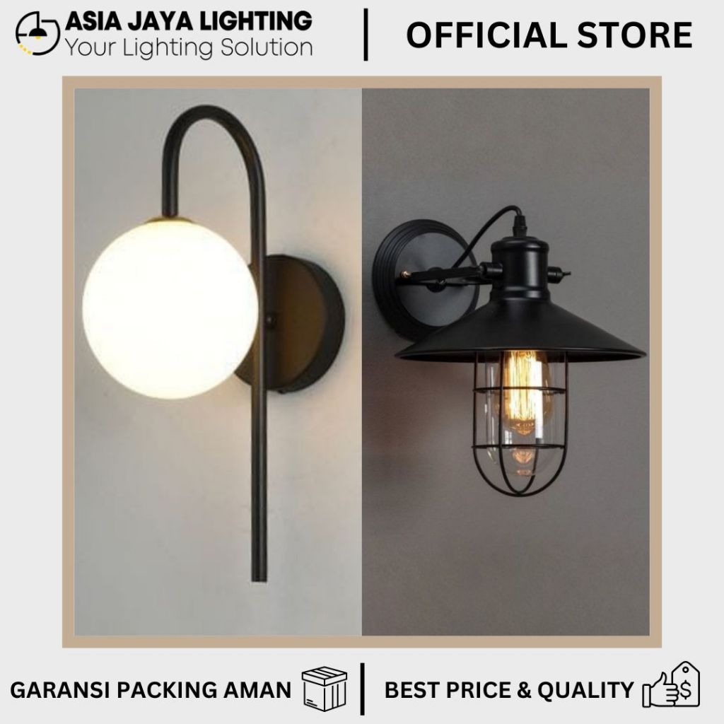 LAMPU DINDING INDOOR / NAKAS KAMAR / WALL MOULDING / NAKAS TIDUR MINIMALIS HITAM 5002 / 6100