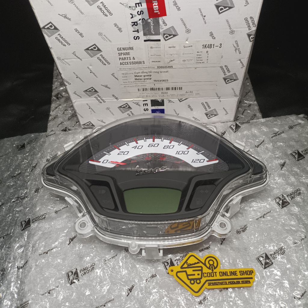 Speedometer Digital Vespa Matic Lx S Facelift Original Piaggio