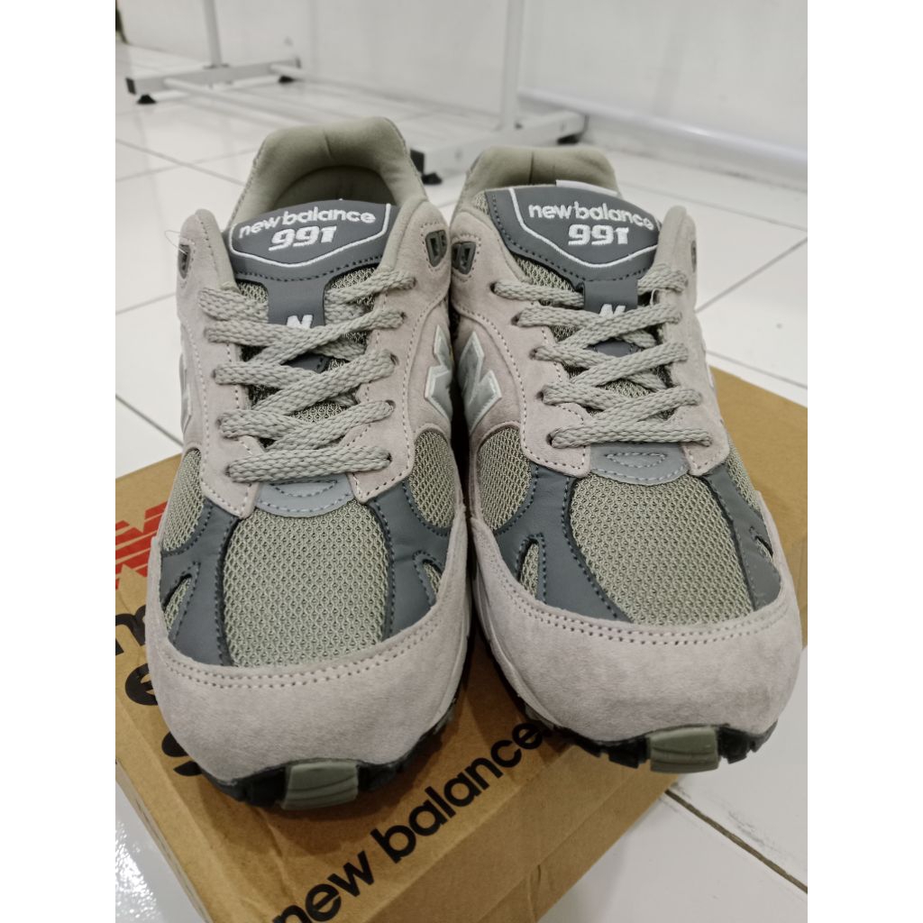 Sepatu Pria dan Wanita # Original # New Balance 991 #  Grey #
