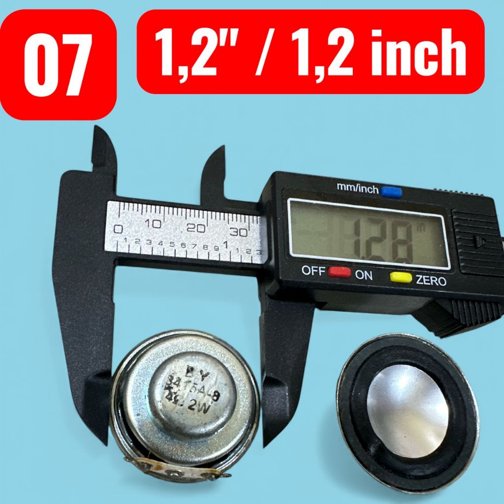 SPEAKER COPOTAN 1.2" 1,2IN 1,2INCH 2WATT MAGHNET NEODYMIUM NEODIMIUM SPEAKER DIY SPAREPART SPEAKER 1
