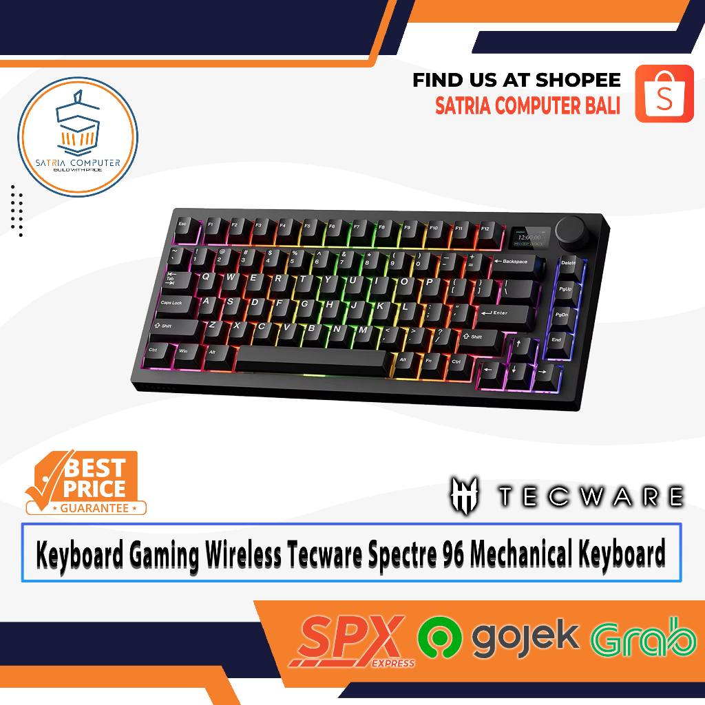 Keyboard Gaming Wireless Tecware Spectre 96 Mechanical Keyboard