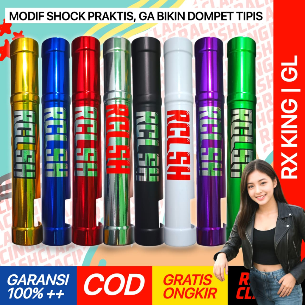 Racing Claash Cover Shock Depan Rx King GL Cover Shockbreaker Sok Rx King GL Max Pro New Old