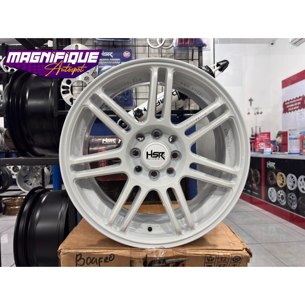 VELG MOBIL RING16 HSR BOON PUTIH  UNTUK AVANZA EVALIA LIVINA CARRY LANCER MARCH